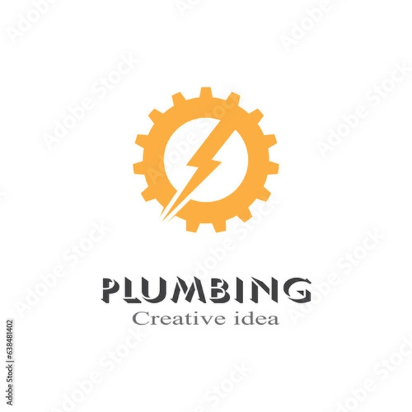 Obraz Plumbing logo vector design business template element design