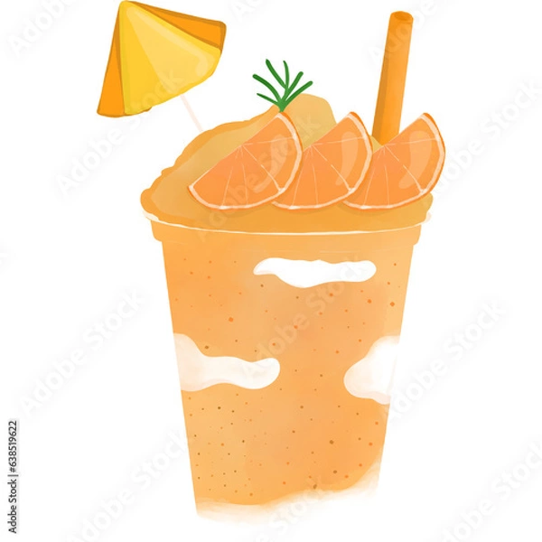 Obraz Orange smoothie 