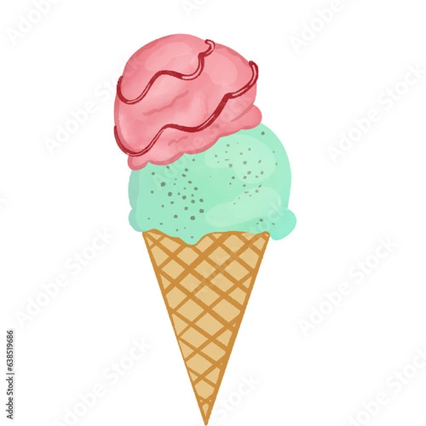 Obraz ice cream cone