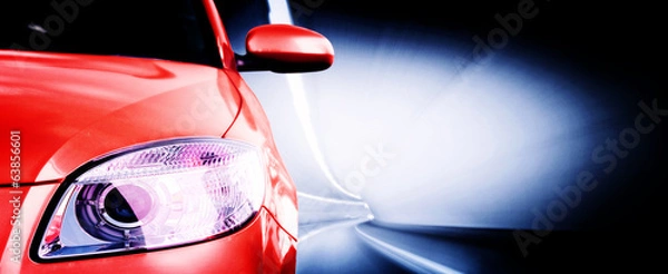 Obraz Car on the road.