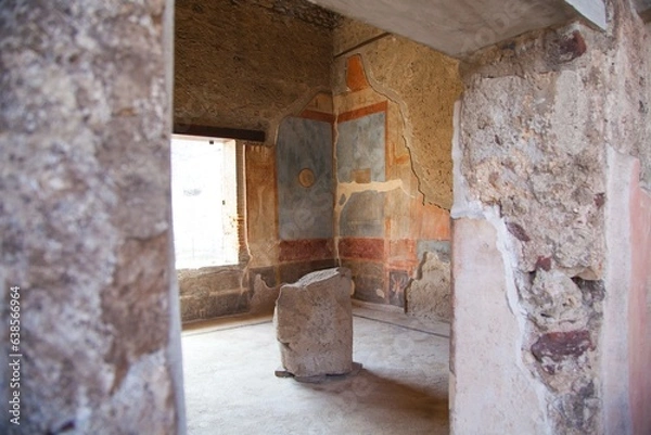 Fototapeta Views from around Pompeii near Naples, Italy