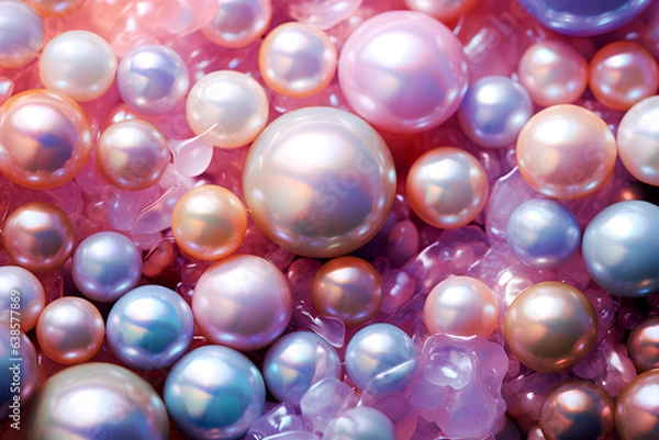 Obraz Lots of Fresh Marbles-Generative AI