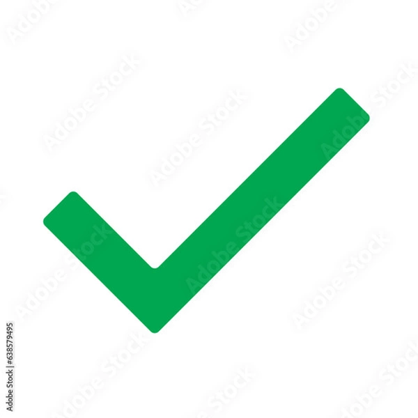 Fototapeta green check mark