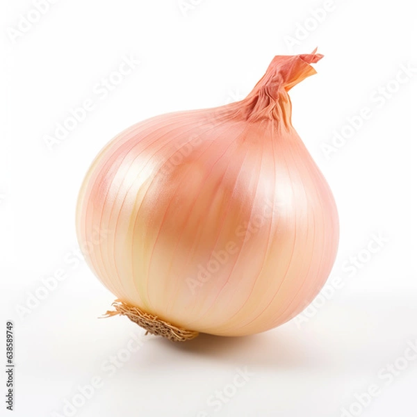 Fototapeta onion isolated on white. Generative in ai