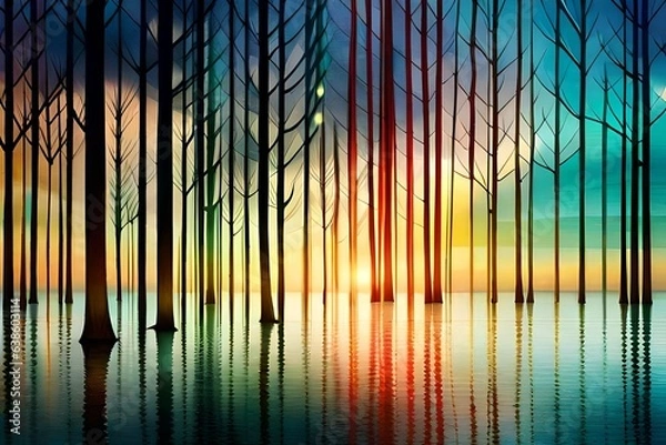 Fototapeta abstract colorful background