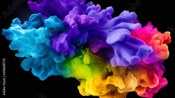 Fototapeta background of colorful splashes 