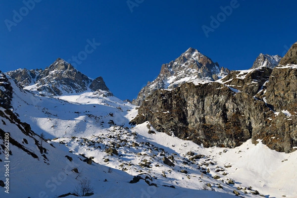 Obraz High mountain peak