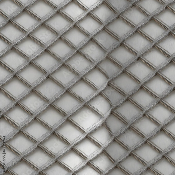Fototapeta Metallic Texture Pattern. Tiles, Patterns, Shapes for Repeating Design