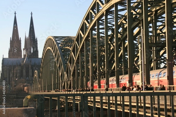 Obraz die hohenzollernbrücke