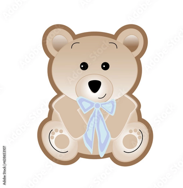 Obraz Baby Bear (cub) sitting