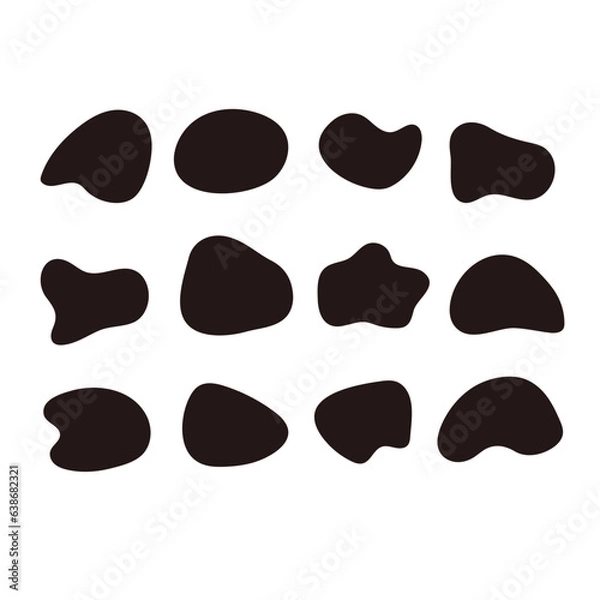 Fototapeta  フレームシルエットセット