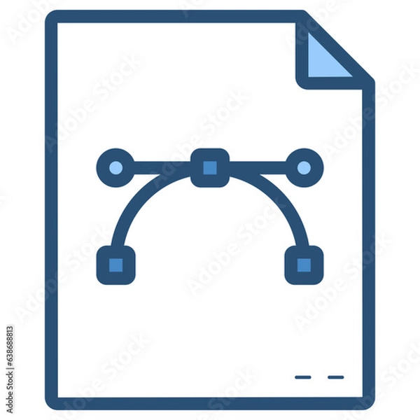 Fototapeta vector file icon