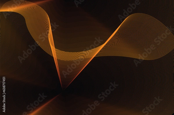 Fototapeta abstract background with wave