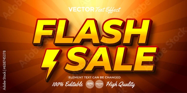 Obraz Flash Sale Text Effect