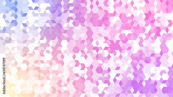 Obraz ダイヤのパターン背景素材，カラフルなグラデーション