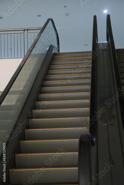 Obraz escalator stairway up high sky