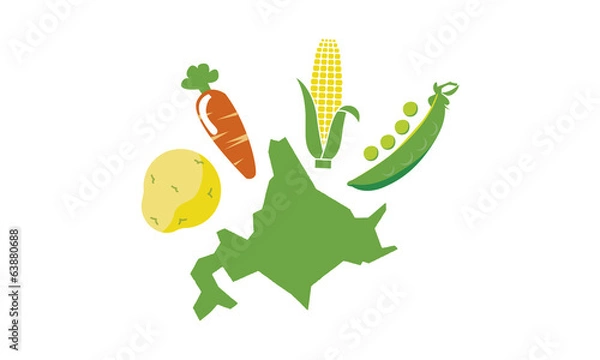 Obraz 北海道の野菜