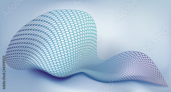 Fototapeta Blue abstract background