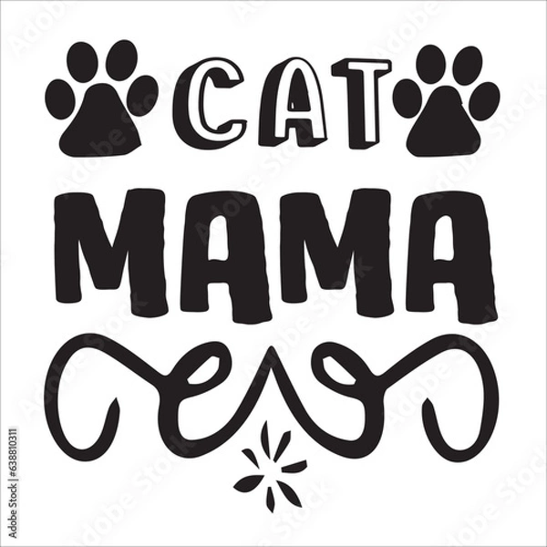 Obraz cat mama