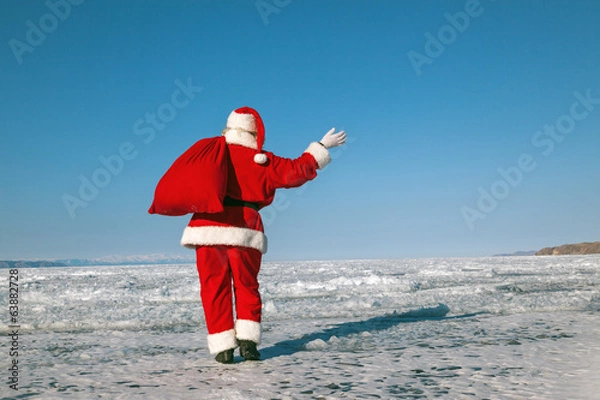 Obraz Farewell Santa Claus