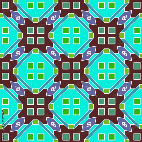 Fototapeta Repetitive abstract patterns. Seamless pattern for fashion, textile design,  on wall paper, fabric patterns, wrapping paper, fabrics and home decor. Abstract background.