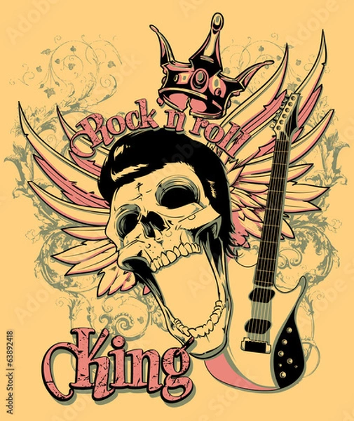 Obraz Rock and roll king