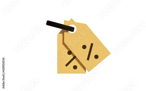Obraz Pricetag and percent