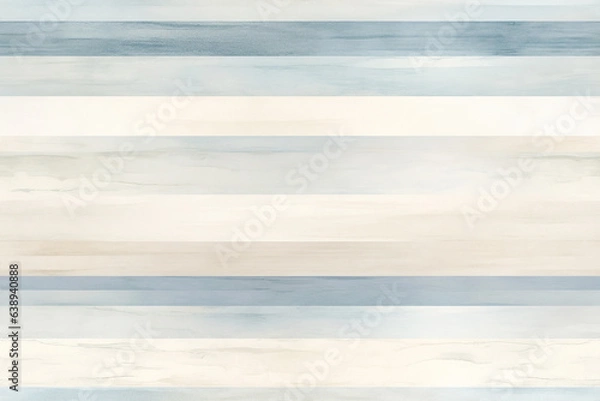 Obraz An elegant and classic striped seamless pattern in shades of blue and beige. The horizontal lines create a sense of harmony and sophistication.