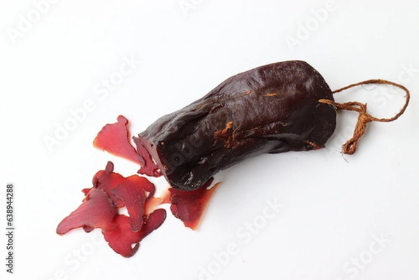 Obraz Luftgetrockneter Wildschinken.