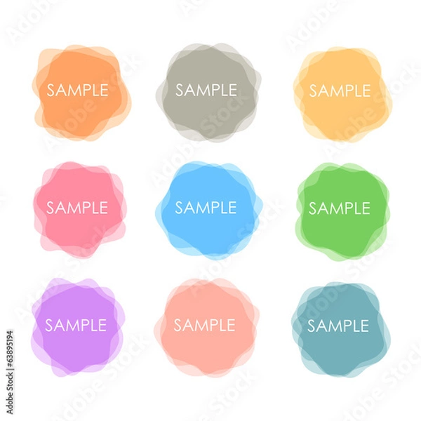 Obraz 水玉のセット