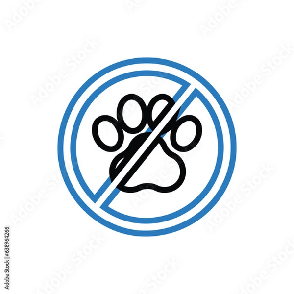 Obraz Alert attention or pet icon