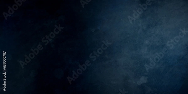 Fototapeta Abstract dark blue grunge background	