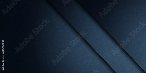 Fototapeta Abstract dark blue shape with different shades	