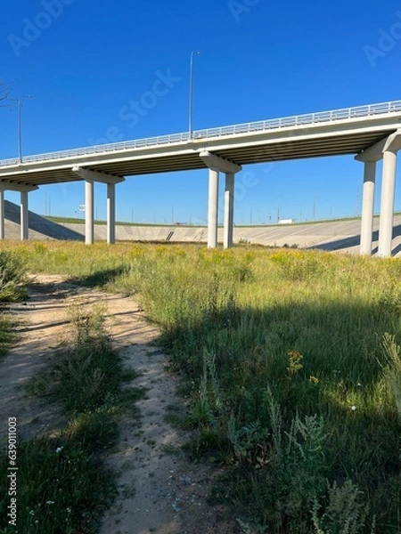 Fototapeta bridge over the river