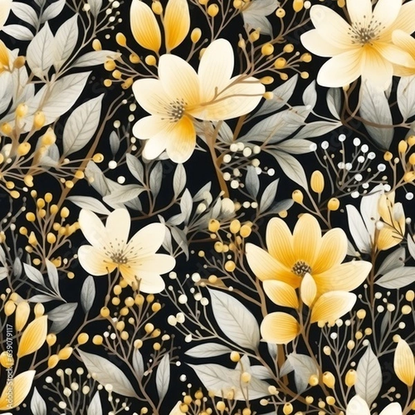 Fototapeta Seamless pattern. Generated AI