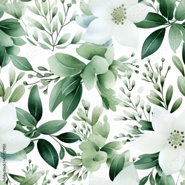 Fototapeta Seamless pattern. Generated AI