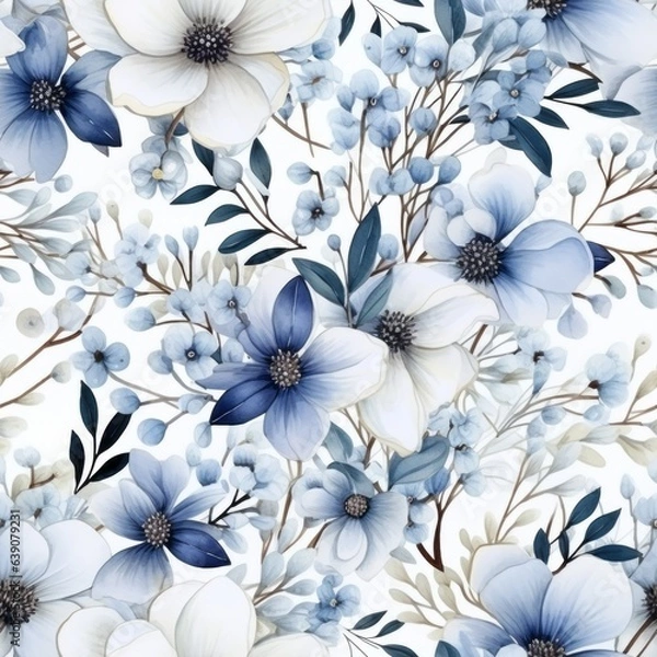 Fototapeta Seamless pattern. Generated AI