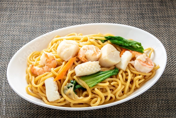 Obraz 海鮮焼きそば。