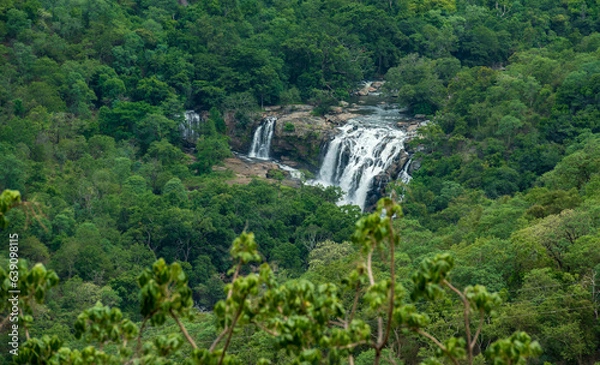 Obraz waterfall in the mountains