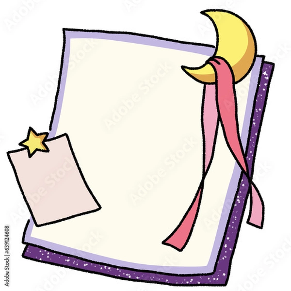 Obraz hand drawn vector illustration of a person holding a paper