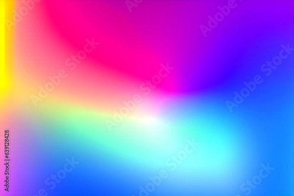 Fototapeta Abstract Blurred colorful gradient background. Beautiful backdrop. Vector illustration for your graphic design, banner, poster, card or wallpaper, theme
