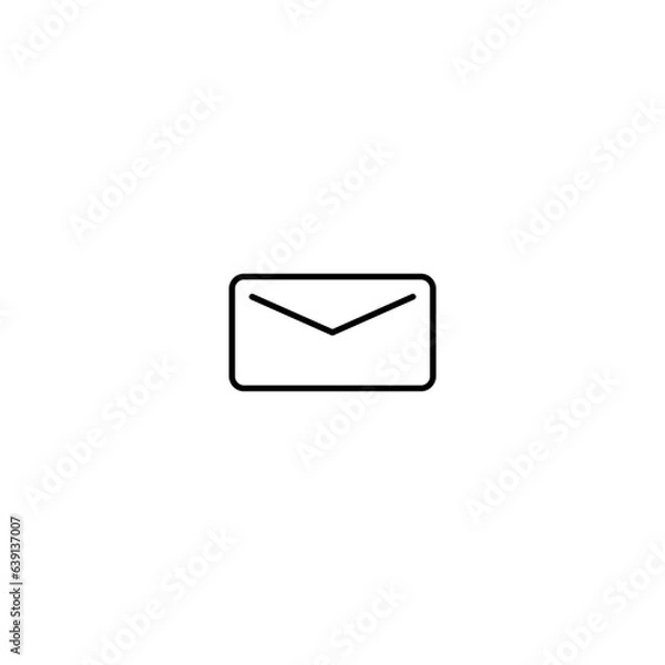 Obraz Mail line icon vector design