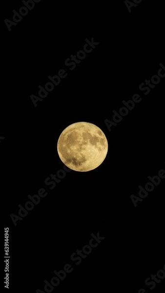 Obraz full moon over sky