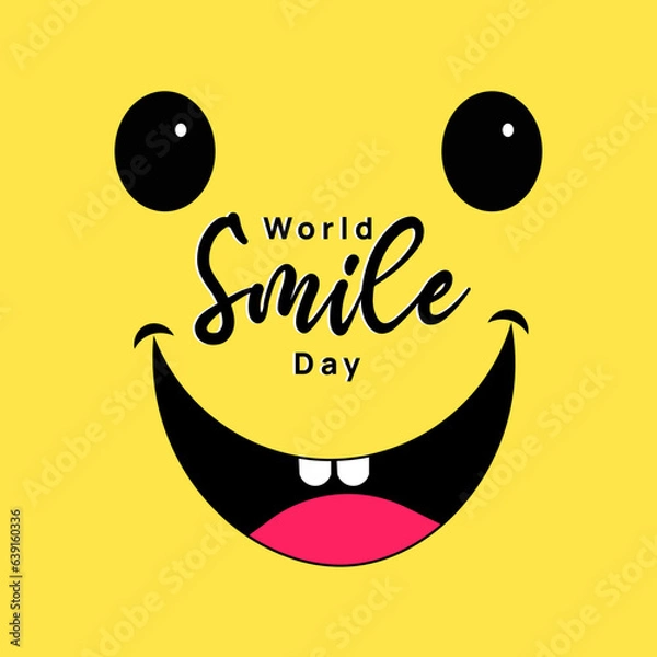 Fototapeta World smile day post