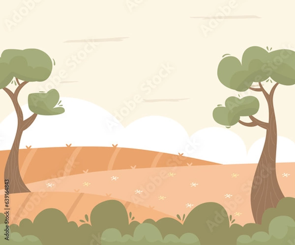 Fototapeta Hello Autumn vector Template Design