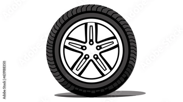 Fototapeta Tire Image Discover Quality Rubber and Tread Patterns for Varied Road Conditions