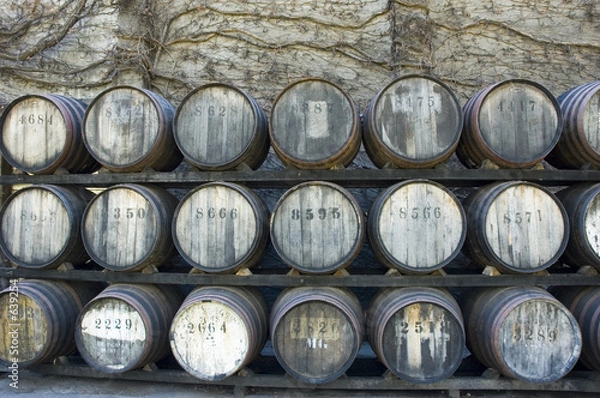 Obraz stacked barrels