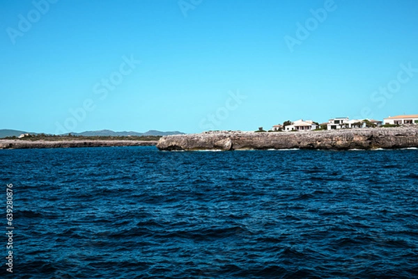 Fototapeta view of the sea from the sea
