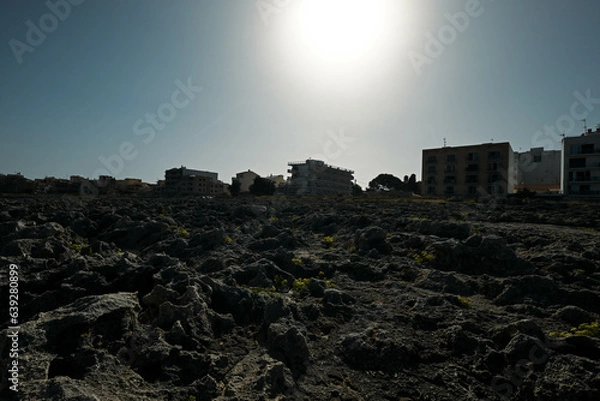 Obraz sunset over the city