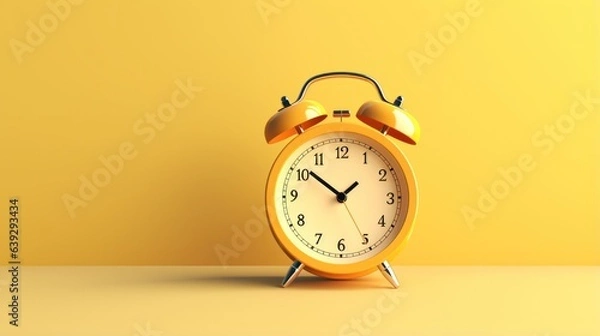 Fototapeta Alarm clock background design
